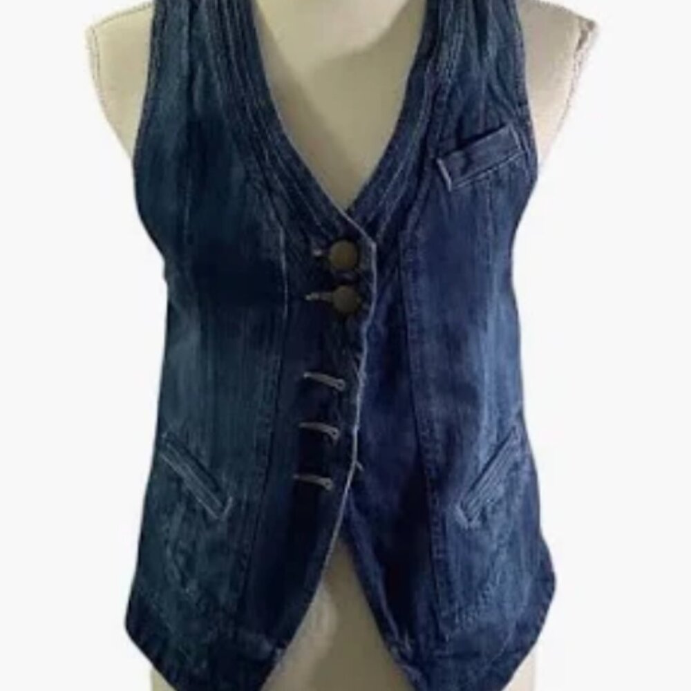 Cabi Jean Vest Size Medium